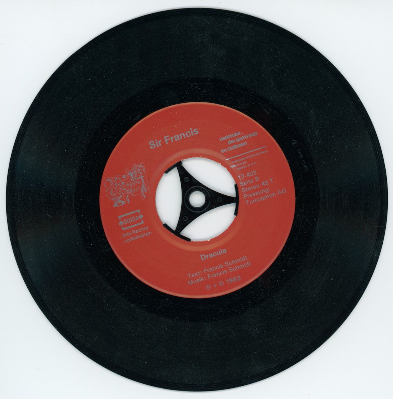 Dischi in vinile: 45er Single SIR FRANCIS Basel – Usato da Laufen venduto da PinkCat 2