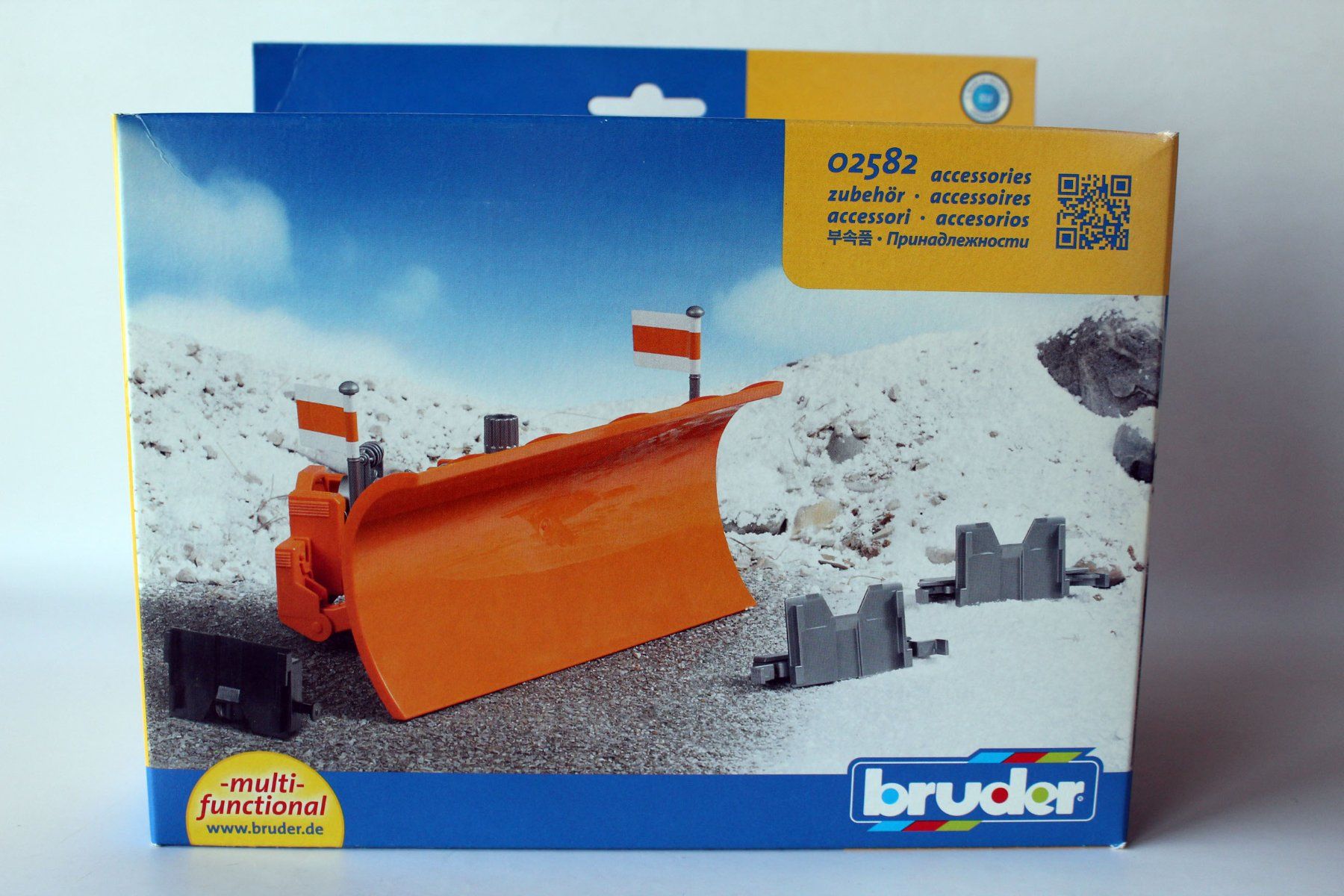 Bruder Giocattoli: BRUDER - LKW-Strassenräumschild – Nuovo e nell'imballaggio originale da Roggwil BE venduto da DEGI_TOYS 1