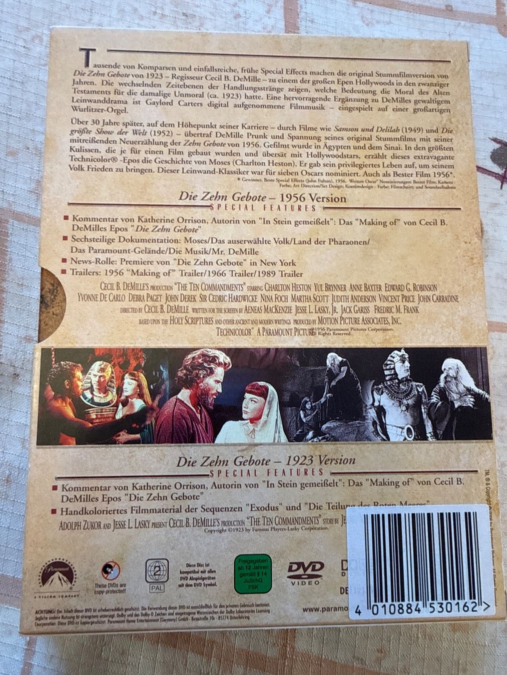 Tutti i DVDs: Die Zehn Gebote 50th Anniversary Collection – Usato da Schaffhausen venduto da D-MAC 1