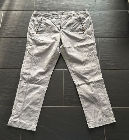Leichte graue Damenhose Hose  Gr. 50
