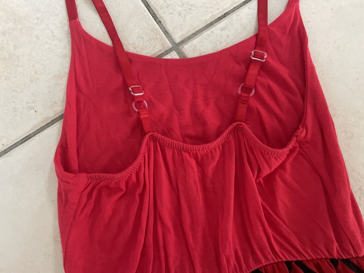 Vestiti: Süsses rotes Sommerkleid Gr.XS/S – Usato da Obergerlafingen venduto da cabo4 3