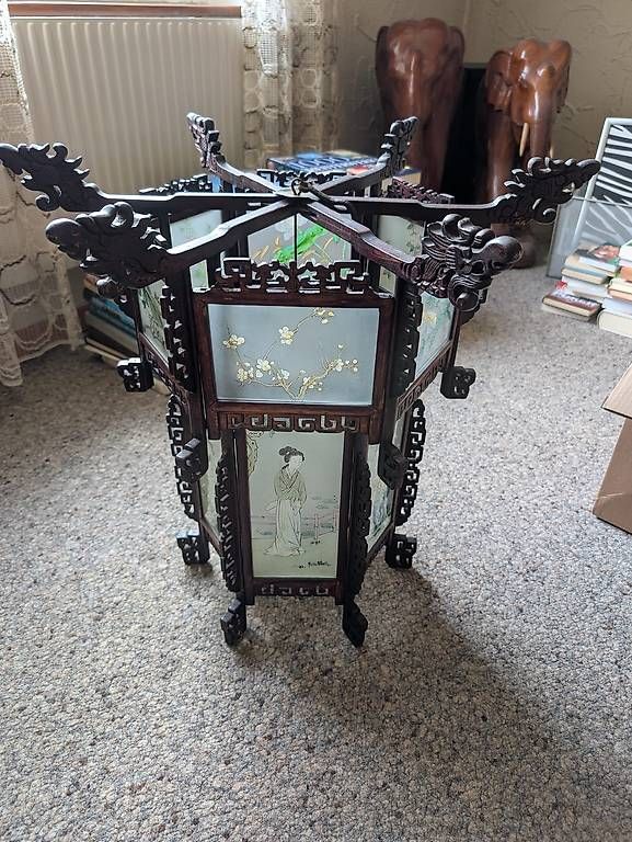 Lampade: 2 handbemalte chinesische Laternen – Usato da Brügg BE venduto da lari07 3