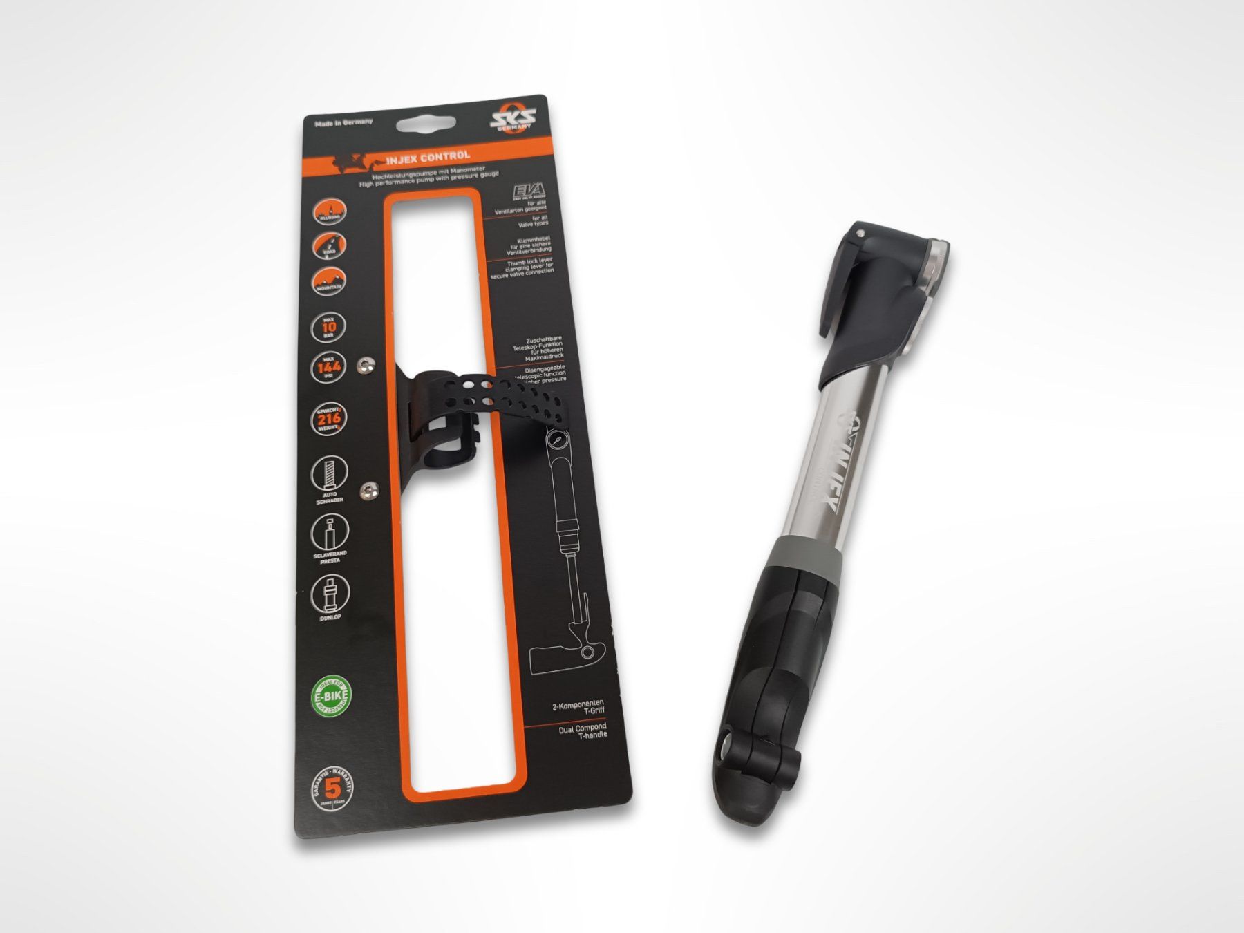 Sks Pumpen: SKS Velopumpe Injex Control – Neu (gemäss Beschreibung) aus Suhr von Restwert_Suhr 1
