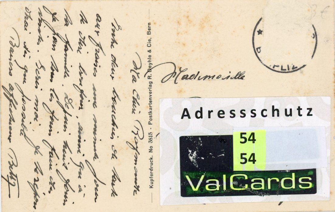 Ansichtskarten: Bümpliz - Stöckacker – Gebraucht aus Brig von Valcards54 1