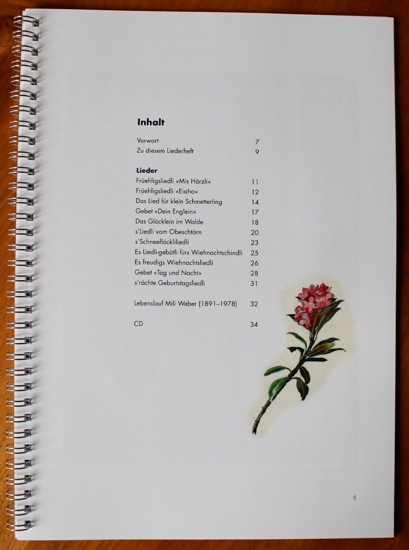 Livres: Mili Weber  Liederbüchlein mit CD – D'occasion à Uster par Ken1ari 2
