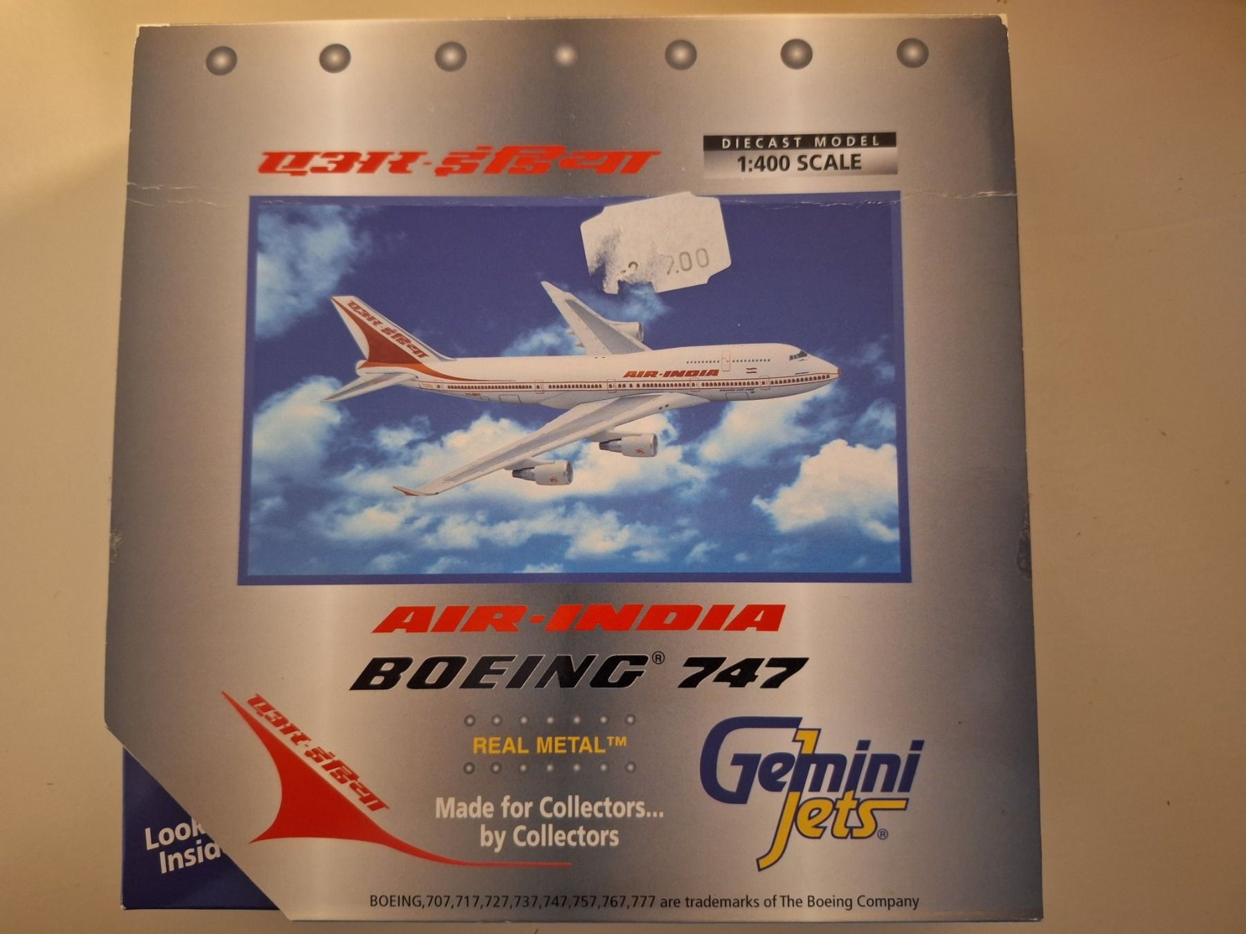 Boeing Kit di modellismo & Modellini statici: Air-India Boeing 747 1:400 – Usato da Sargans venduto da nicsam1815