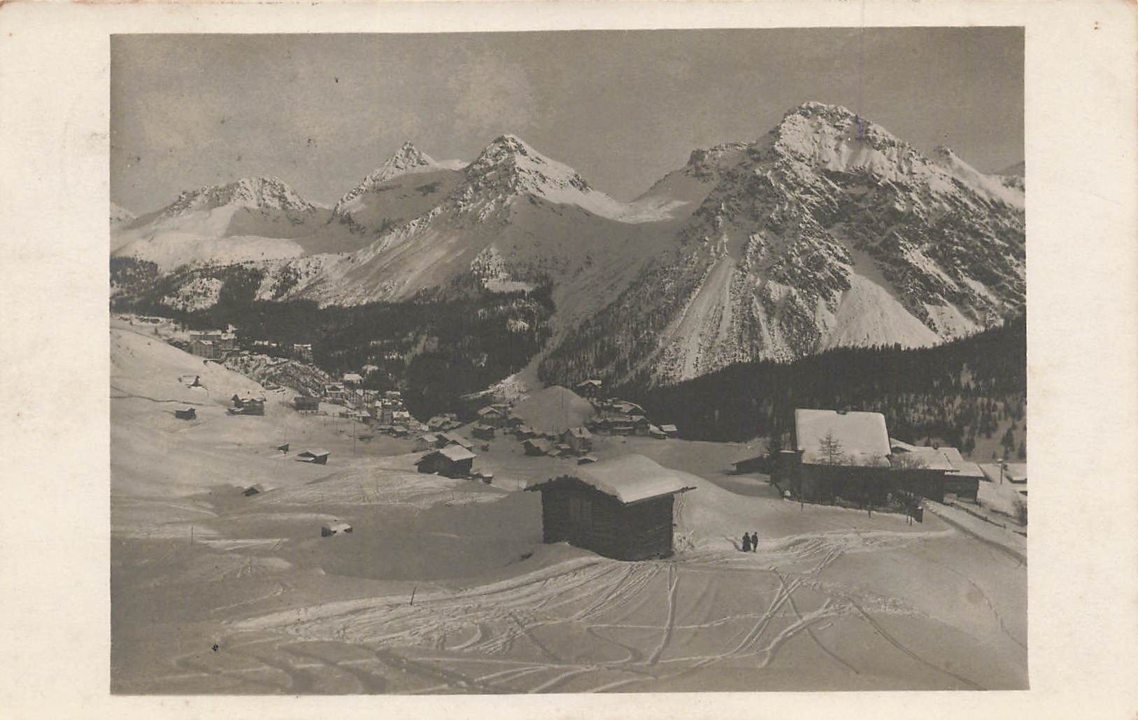 Cartoline postali: Arosa o Davos GR – Usato da Biasca venduto da Blenio71