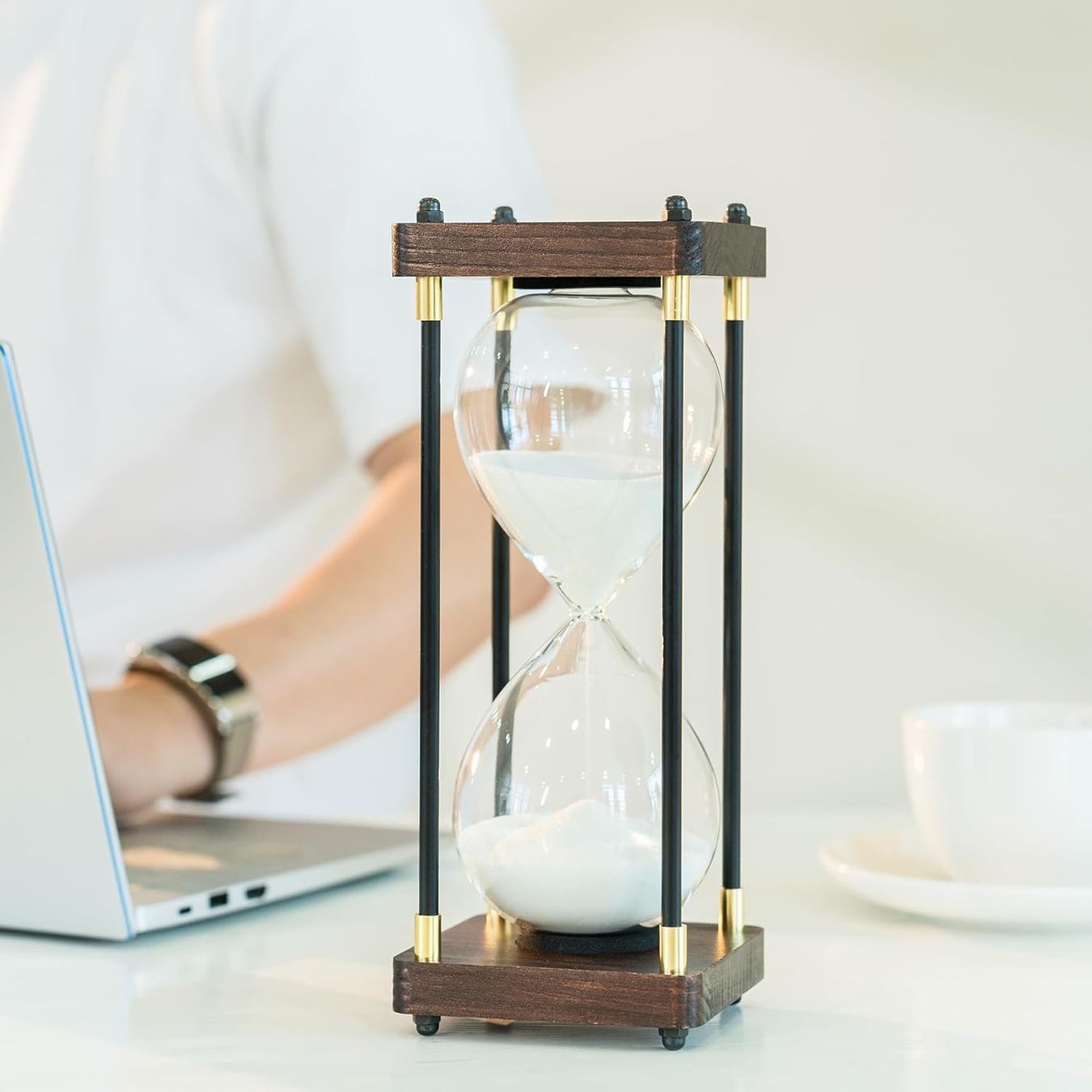 Orologi: Große Sanduhr, Sanduhren-Timer 60 Minuten – Nuovo e nell'imballaggio originale da Gränichen venduto da omniadeals 2