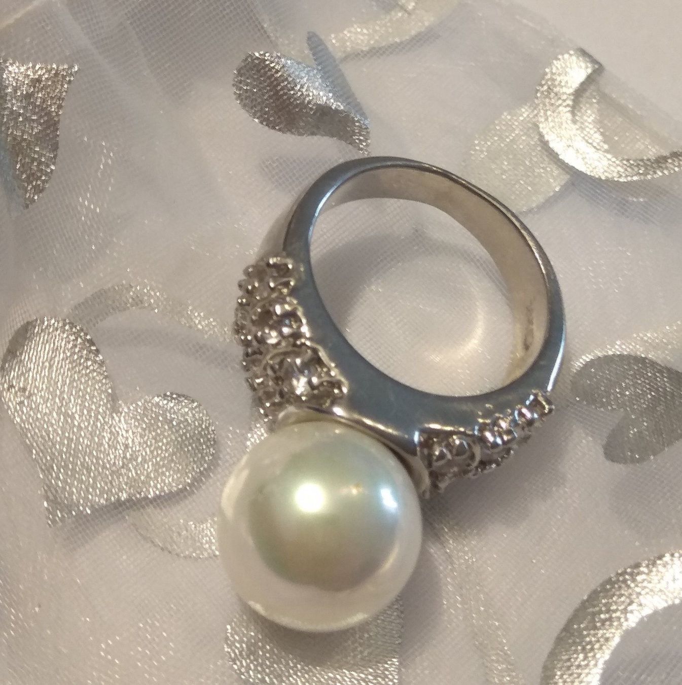 Anelli: Perle/Strass Ring gr. 52 – Nuovo e nell'imballaggio originale da Münchenbuchsee venduto da Daniel0133 2