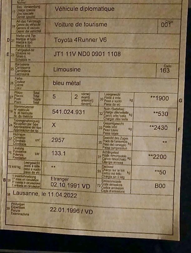 Toyota Automobili: Toyota 4 Runner – Usato da Höri venduto da Doogo 3