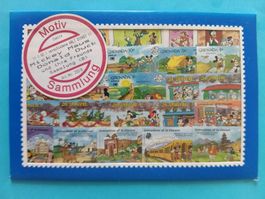 Walt Disney 50 Briefmarken Donald Mickey. Paket 2 von 2