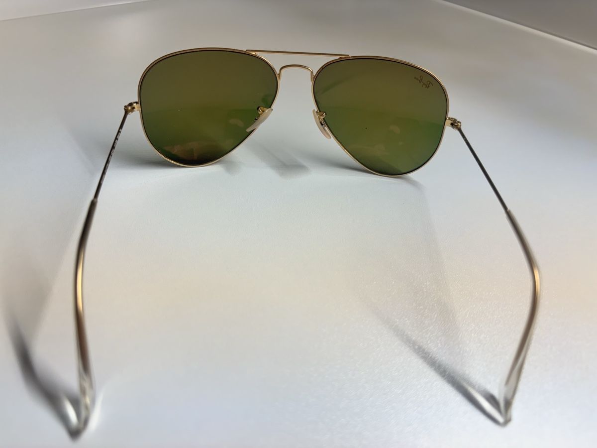 Ray-Ban Occhiali & Lenti: RAY BAN Aviator Sonnenbrille Gold – Usato da Aesch BL venduto da Jelu20 1