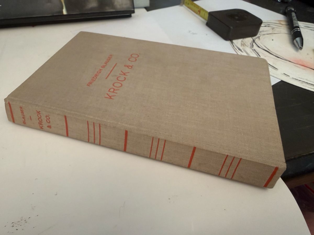 Libri: Friedrich Glauser, Krock & Co., 1941 EA – Usato da Zürich venduto da Carrington 1