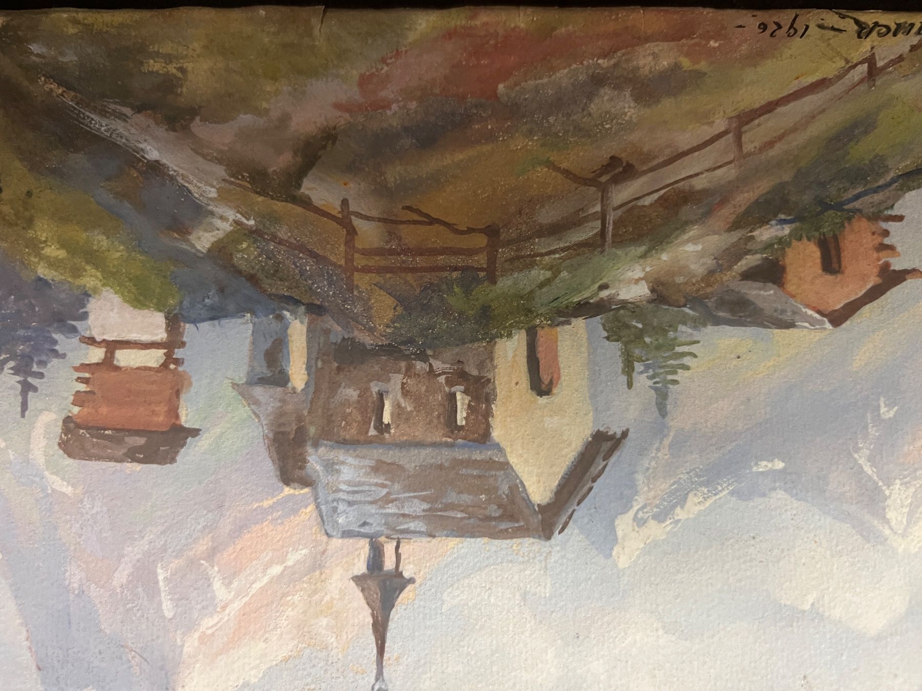 Dipinti: PEINTURE SIGNÉE ET DATÉE 1926 – Usato da Genève venduto da Qanil77 1