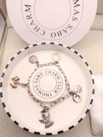THOMAS SABO 925er Silber Armband mit Silber Elemente Top