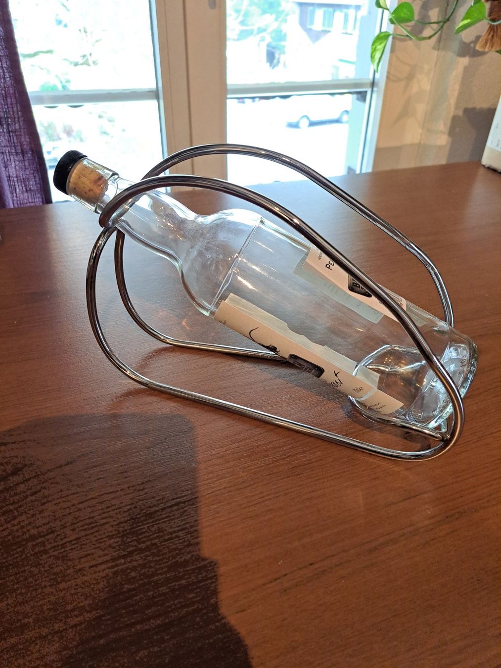 Portabottiglie: Weinhalter Flaschenhalter Chromstahl – Usato da Rafz venduto da MuriFinn