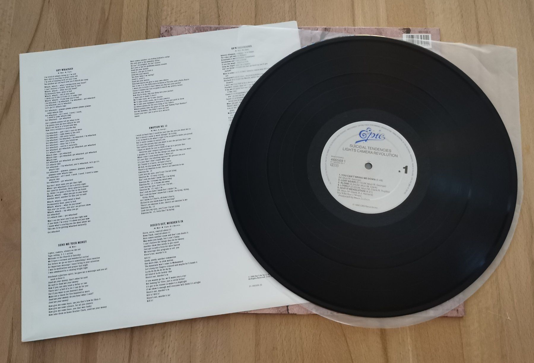 Dischi in vinile: SUICIDAL TENDENCIES: Lights camera revolution LP 1st Press – Usato da Münchwilen TG venduto da Swb 2