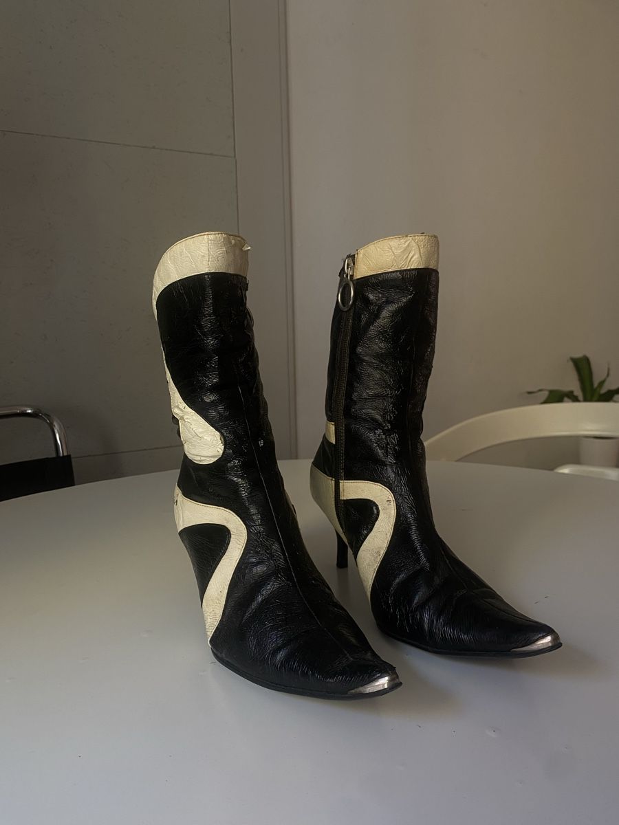Scarpe da donna: Unique Y2k Cowboy-Stiefel spitz – Usato da Zürich venduto da Nadjaaaa_ 1