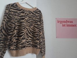 Damen Pullover Animalprint Grösse M guter Zustand