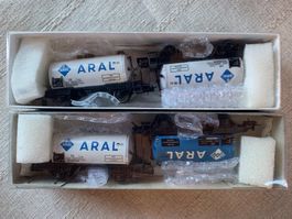 4 Aral Tankwagen Trix H0