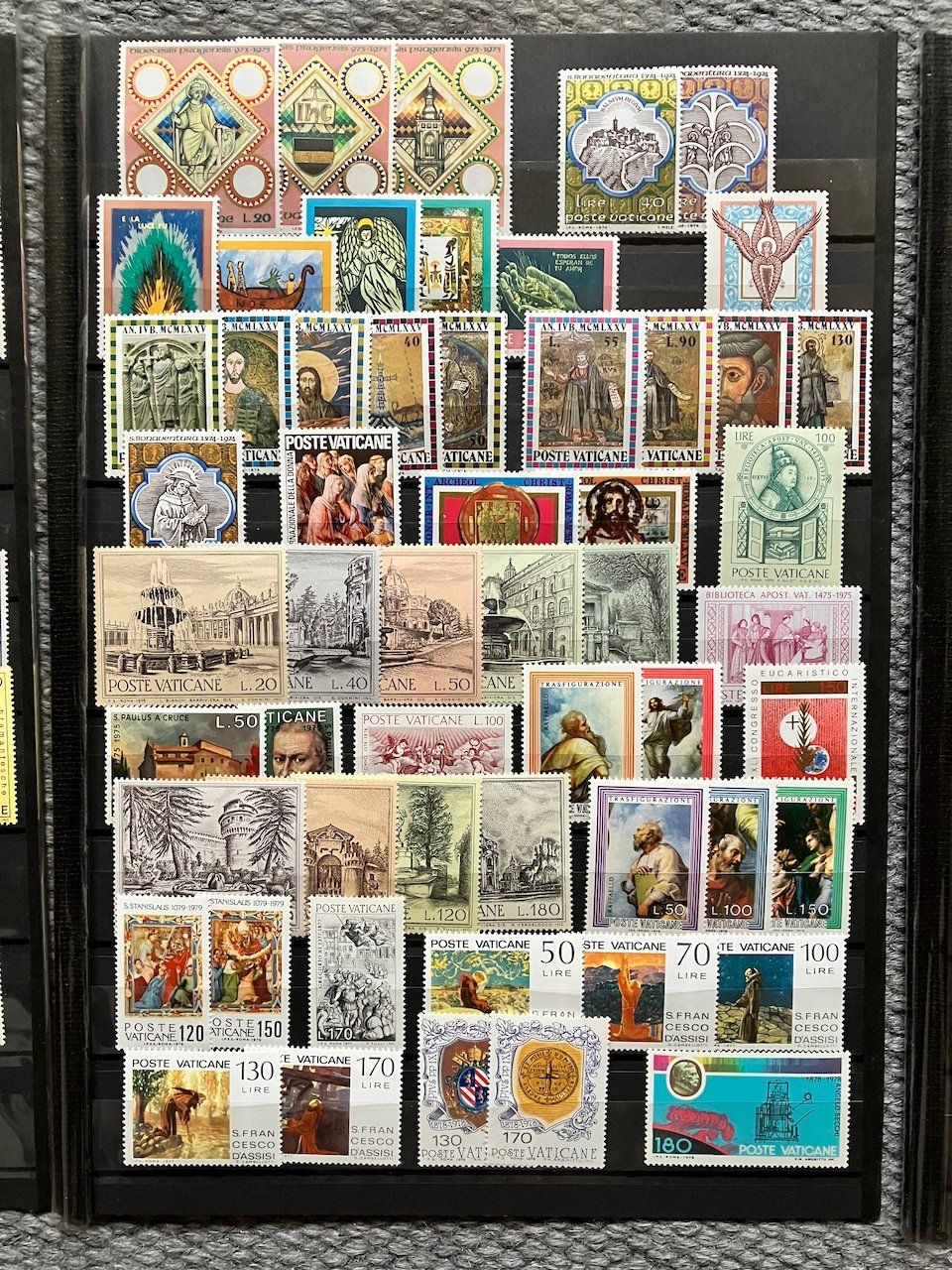 Alle Briefmarken: Vatikan postfrisch 1972-80 – Gebraucht aus Nesslau von andi_hon 2