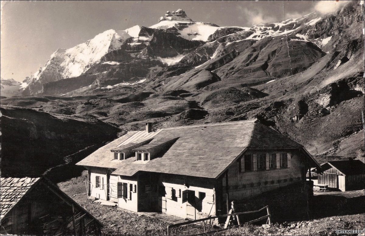 Cartoline postali: Kiental BE // Berghaus Bundalp ca. 1950 – Usato da Basel venduto da intermezzo12