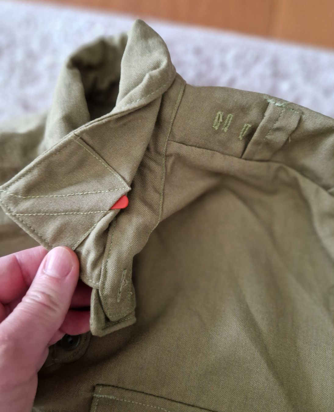 Hemden: Grünes Vintage USSR Sovietisch Militärhemd – Gebraucht aus Erlinsbach SO von ULIKH 2