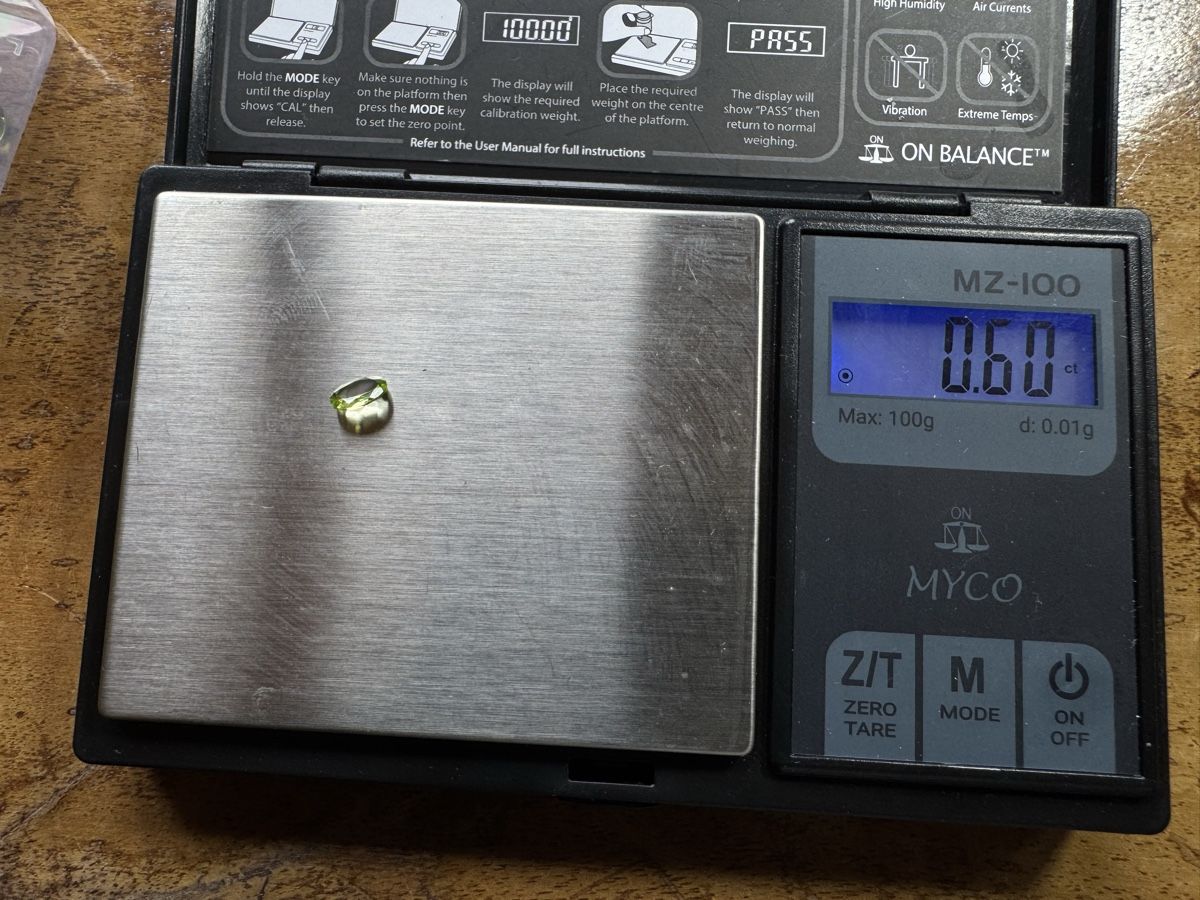 Pietre preziose: Peridot, facettiert, 0.6ct, 5 x 7 mm – Nuovo e nell'imballaggio originale da Wängi venduto da Horus_Stone 4
