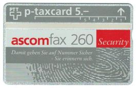 Taxcard 308L_43440 Ascomfax ungebraucht 800 Ex