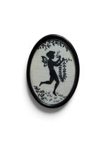 Vintage Art deco Stickbild mit Elfenmotiv