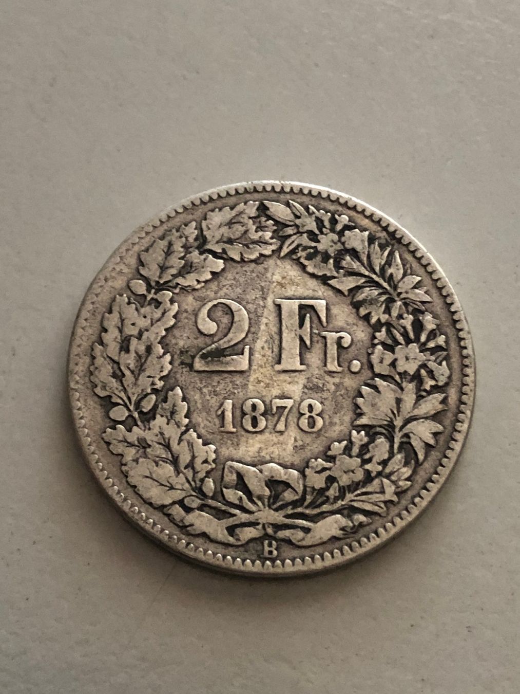 Alle Münzen: 2 Fr. 1878 – Gebraucht aus Schötz von Odpa