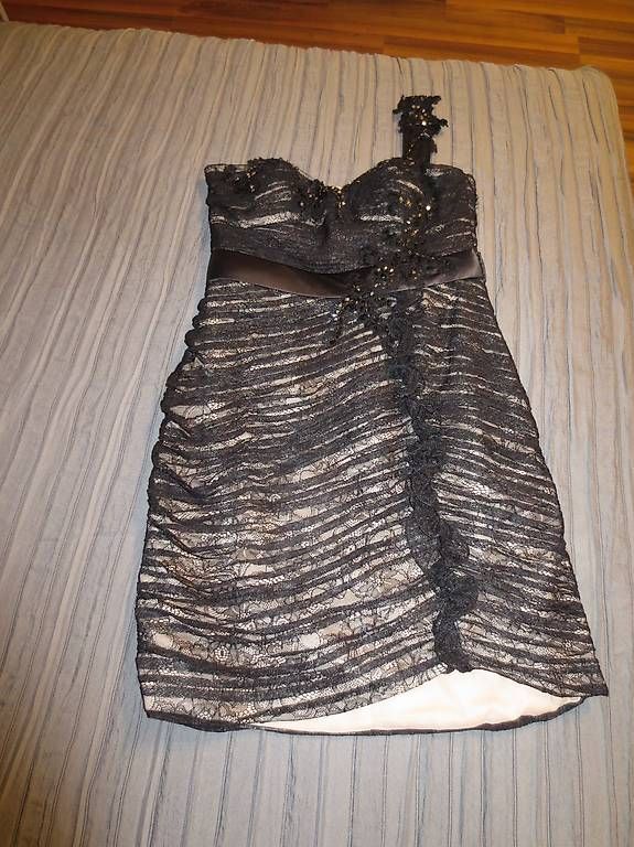 Vestiti: Cocktailkleid Farbe schwarz / caramel   – Usato da Zeiningen venduto da rol_rc6y 4