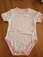 Baby Body Gr. 56/62, kurzarm, Sommer, Herzen & Blümchen