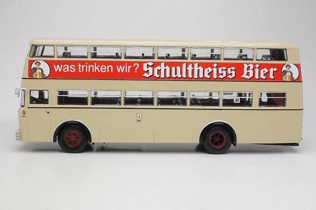 Minichamps Modellini d'auto: MINICHAMPS 1/43 Büssing D2U Heckeinstieg offen – Nuovo e nell'imballaggio originale da Läufelfingen venduto da noooby 3