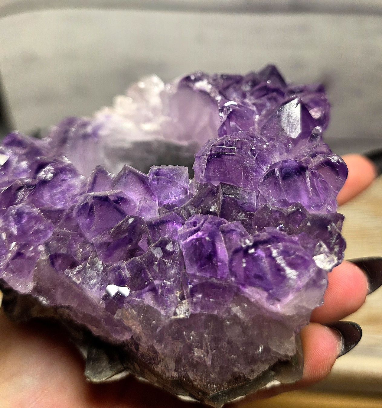 Minerali & Pietre curative: Amethyst Teelicht Halter C 680g – Nuovo e nell'imballaggio originale da Matzingen venduto da Shay_Crystalz 4