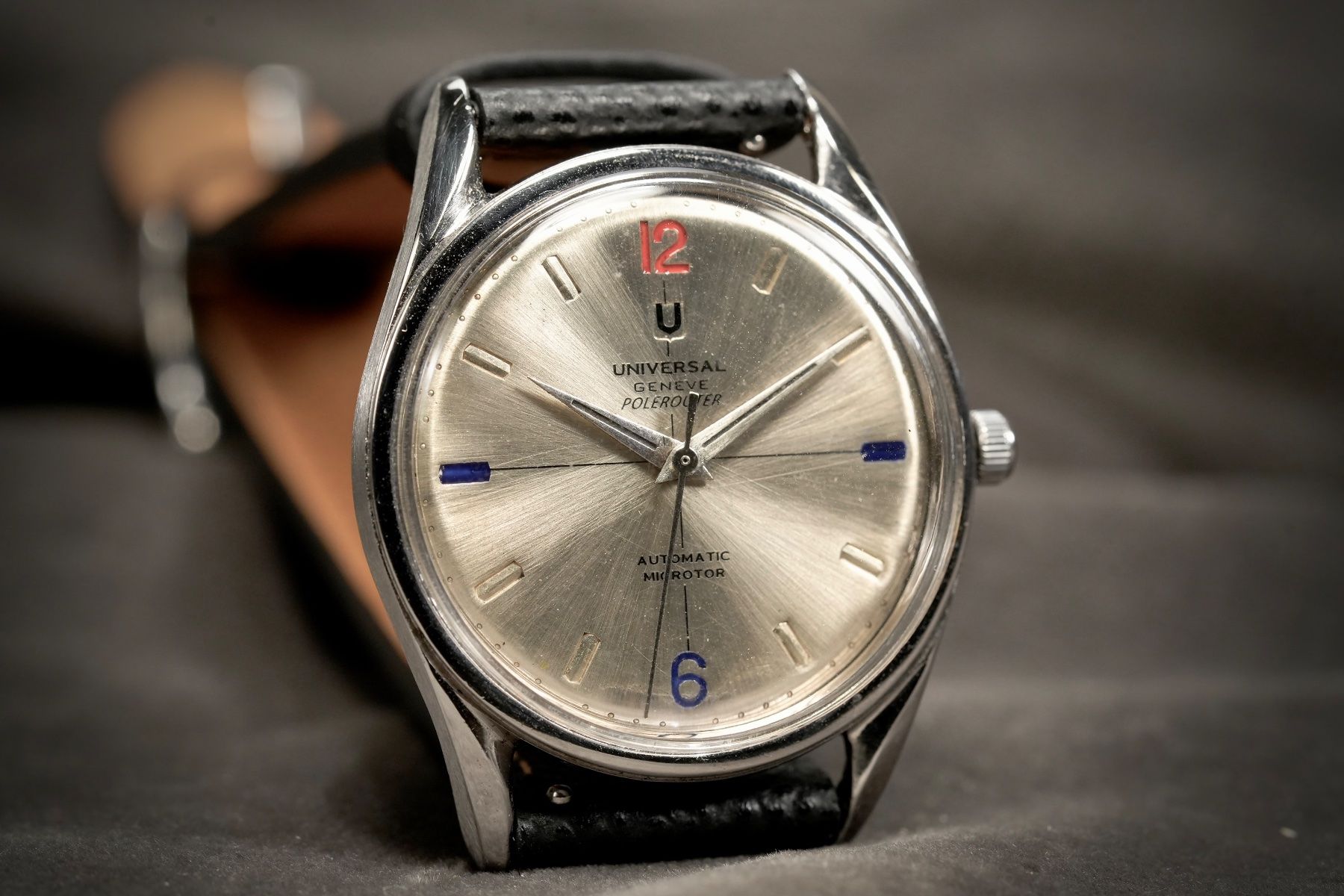 Universal Genève Orologi: Universal Geneve - Polerouter Un-Eraseable Dial Steel UG215 – Usato da Morcote venduto da chronoservice 2