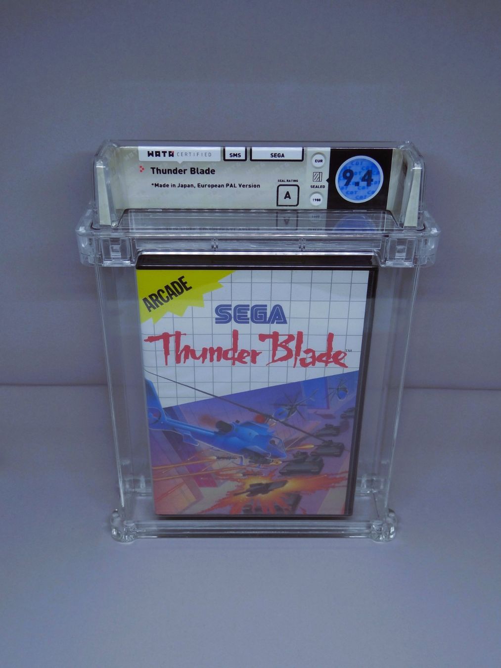 Sega Jeux: THUNDER BLADE MASTER SYSTEM WATA 9.4 – Neuf avec emballage d'origine à Neuenkirch par Armsy