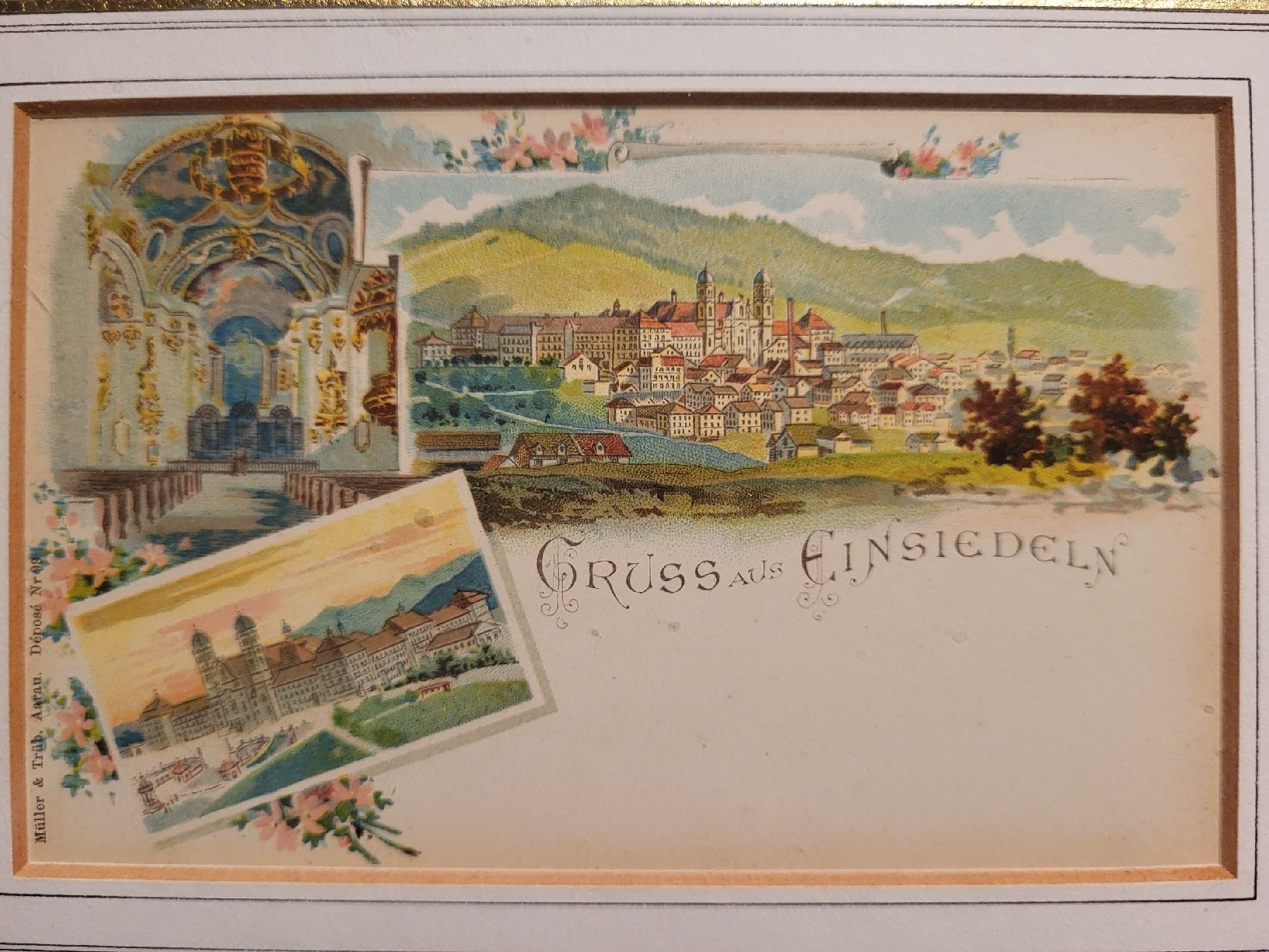Ansichtskarten: Ansichtskarte Kloster Einsiedeln – Gebraucht aus Buttikon SZ von sefa02 1