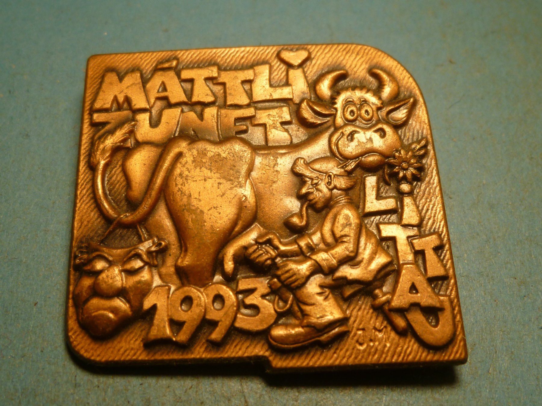 Plaketten & Abzeichen: LITTAU 1993 BRONZE – Gebraucht aus Ried (Muotathal) von Mandarin02