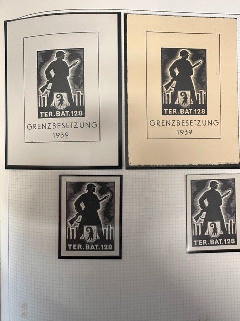Alle Briefmarken: Soldatenmarken Sammlung – Gebraucht aus Alterswil FR von Kurmann1 2
