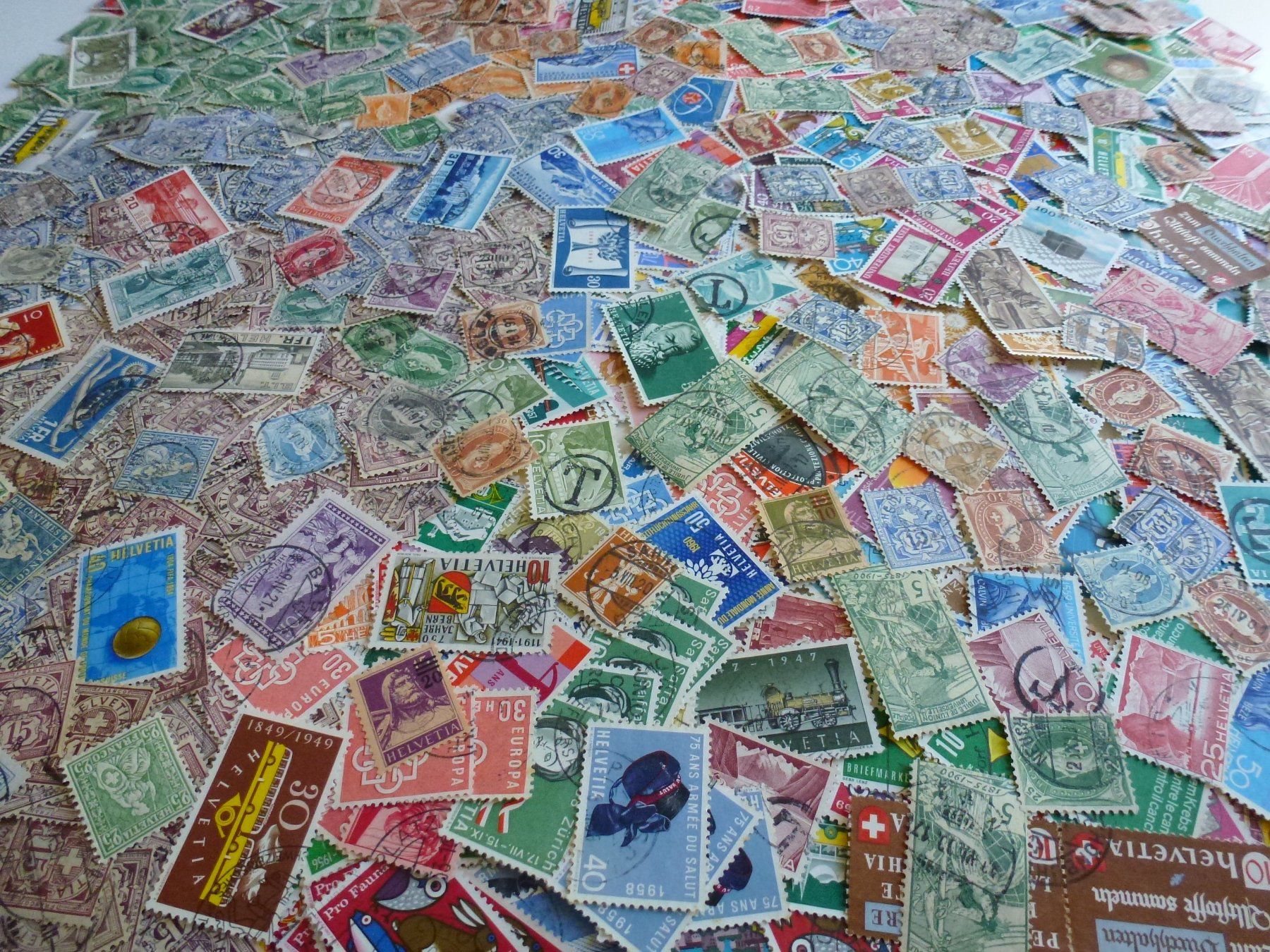Tutti i francobolli: ++X-Tausend Briefmarken Schweiz ab Strubel – Usato da Walkringen venduto da Casablanca777 6