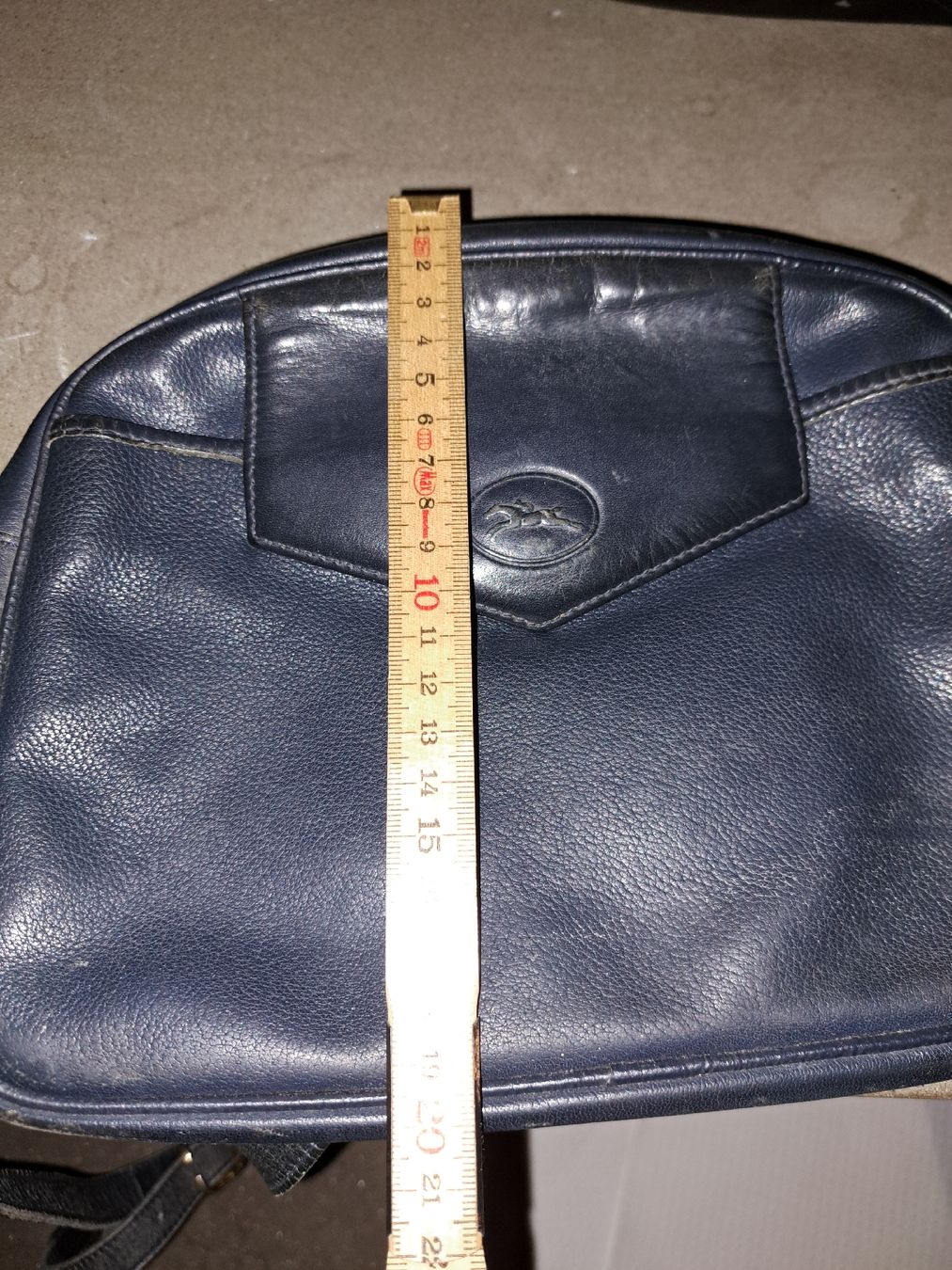 Longchamp Sacs femmes: Longchamp Ledertasche, dunkelblau - Vintage  – D'occasion à Kölliken par Upcycling-by-Mc-TAM 6