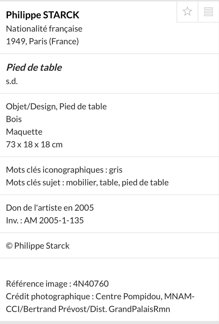 Altri mobili: Philip Stark Pieds de Tables – Usato da Vevey venduto da Dborg 4