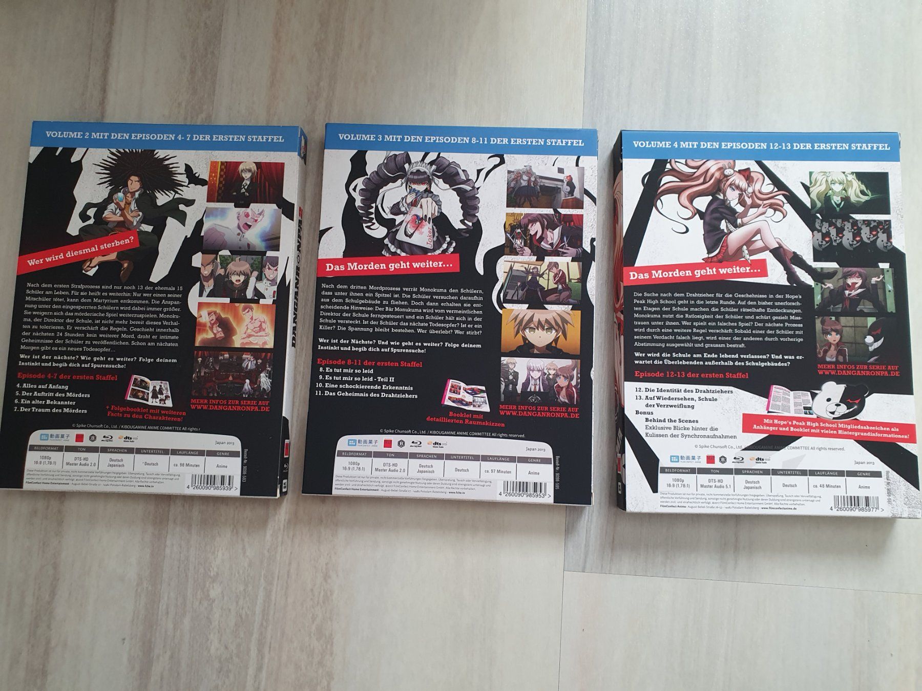 Tutti i DVDs: Anime Blu-ray Danganronoa Vol 2-4 – Usato da Weiningen ZH venduto da jet_qh2c 1