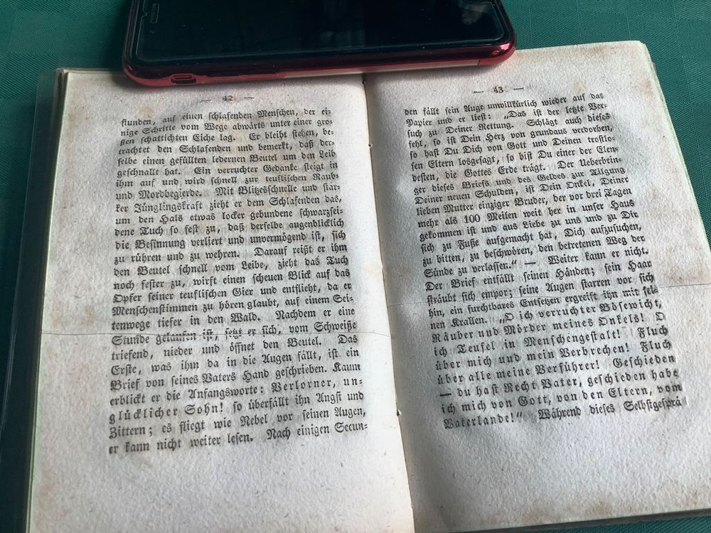 Livres: ANTIKES KLEIN BUCH VON J.CHR.K.FÜRTSCH, CA.Jahr 1800 – D'occasion à Adlikon b.Regensdorf par Crystaldragon09 8