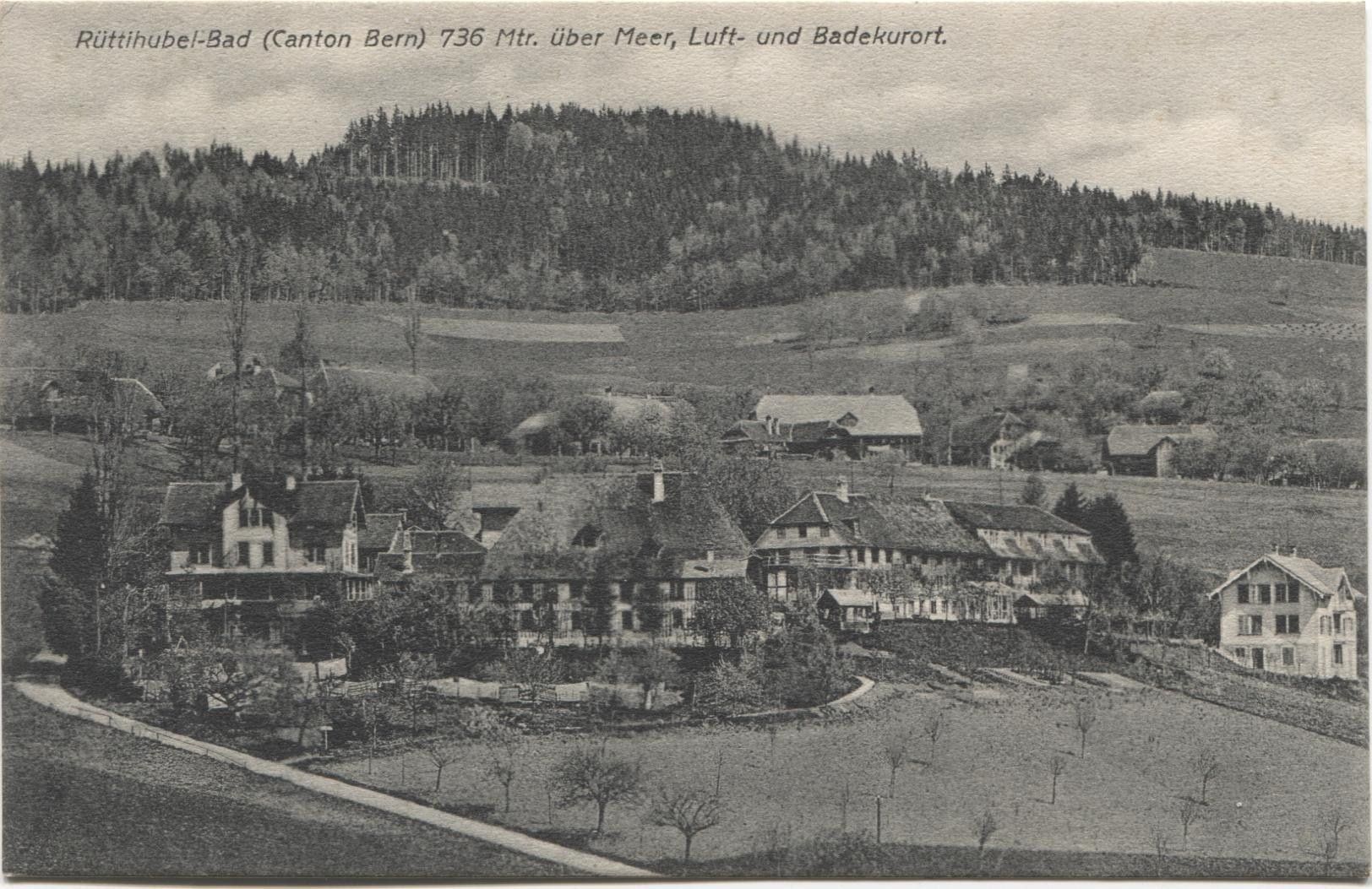 Cartoline postali: RUETIHUBEL-BAD BE 1909 – Usato da Wil SG venduto da Clanx