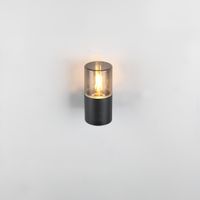 Aussen Wandleuchte, Schwarz, 17 cm Höhe
