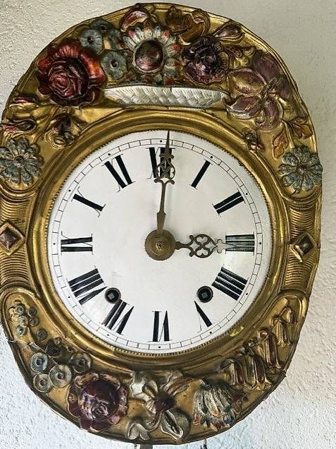 Orologi: COMTOISE  MIT SCHLAG AUF TONFEDER PRACHTPENDEL – Usato da schaffhausen venduto da eibam