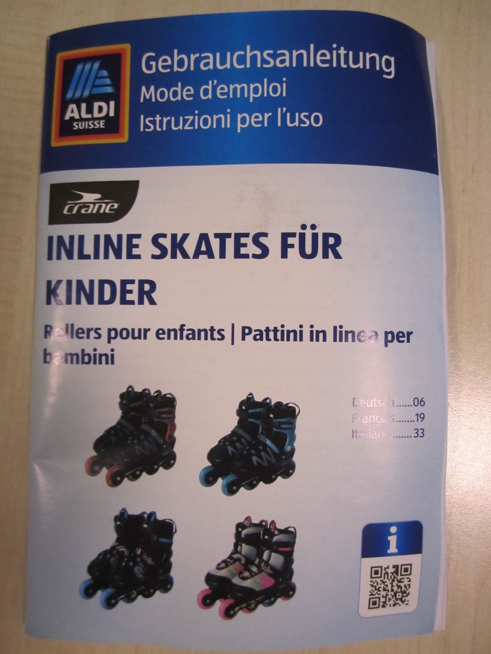 Inline-Skating & Rollschuhe: Inline Skates, Rollschuhe Gr. 33 - 37, schwarz/blau – Neu (gemäss Beschreibung) aus Winterthur von  9