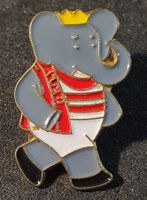 BB242 - Pin Elefant BABAR mit Krone